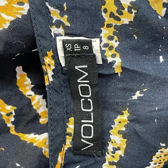 VOLCOM Animal Print Cami Top XS - Picture 4 of 5